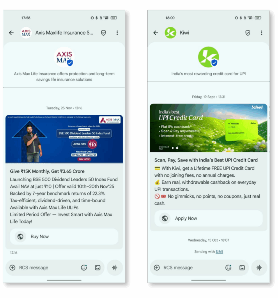 Banking-RCS-Messages-examples