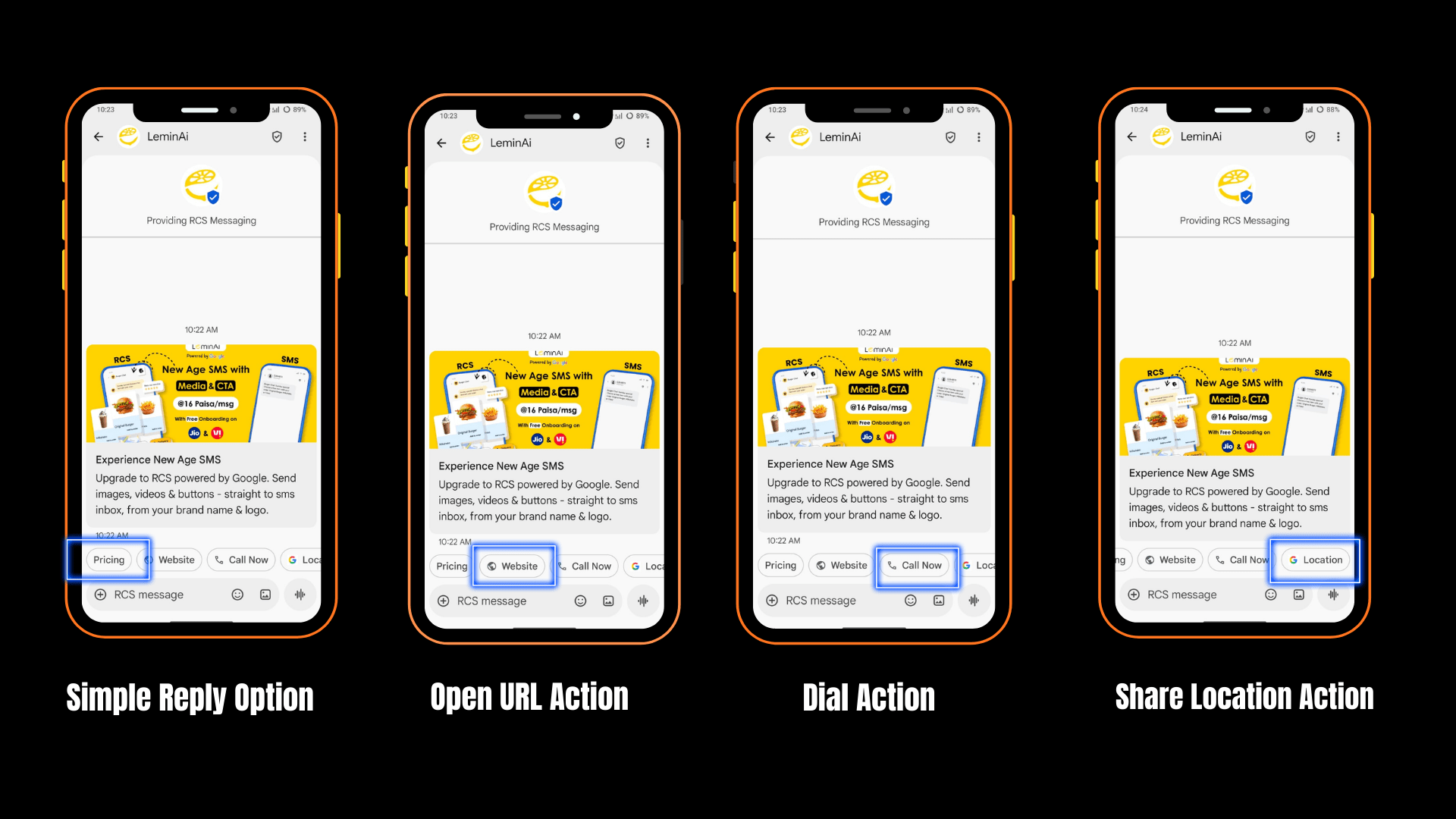 LeminAi - Quick reply features