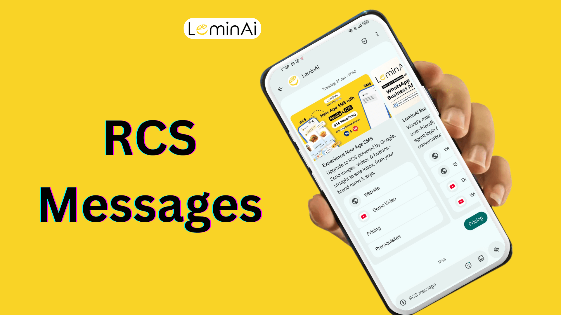 LeminAi RCS Messages