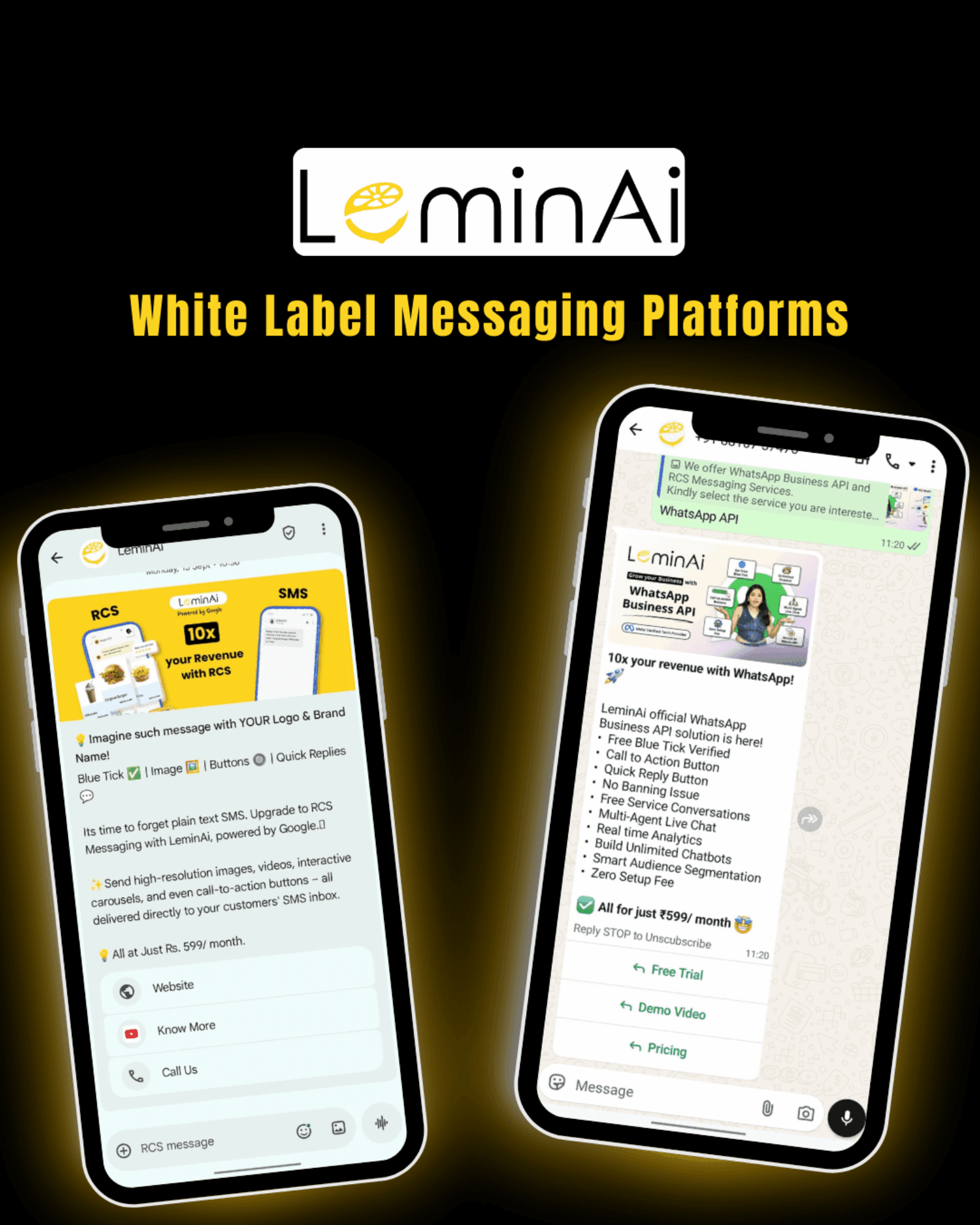 RCS and Whatsapp API