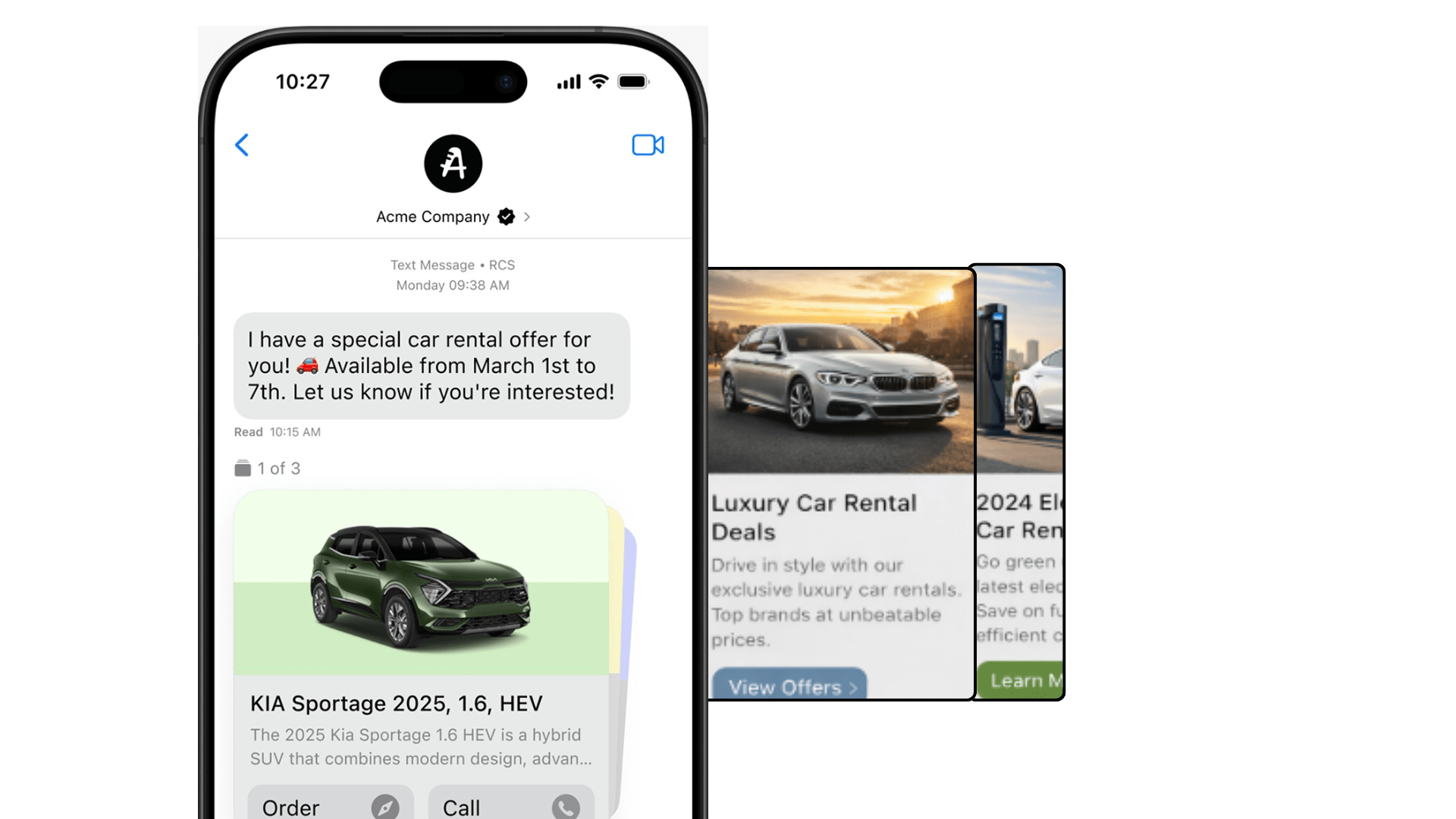 RCS Messages of Automotive