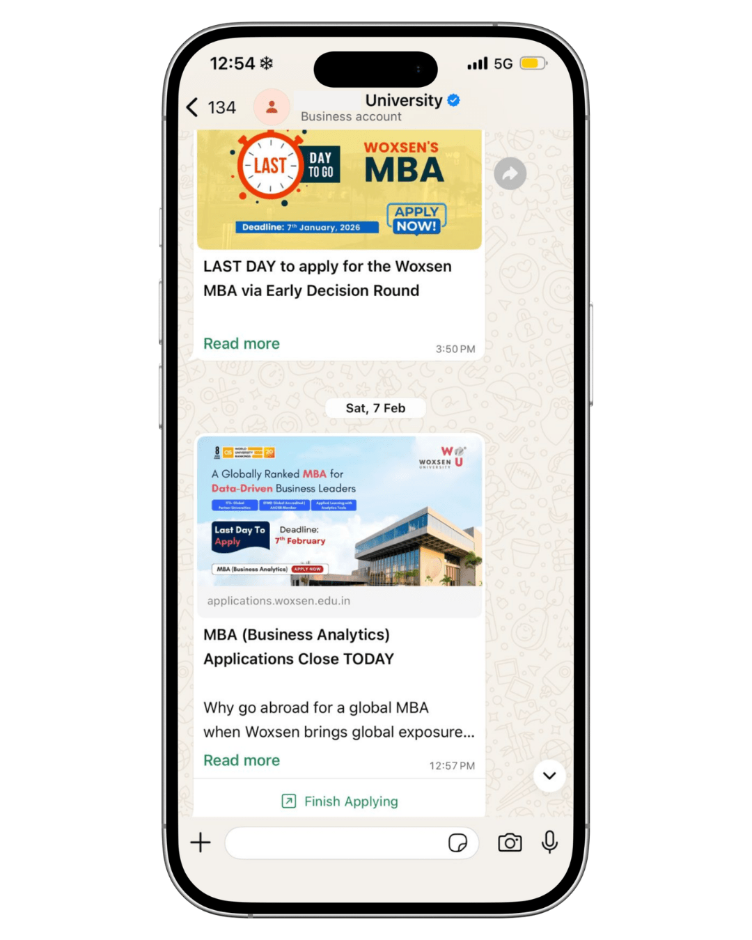 WhatsApp API - Education