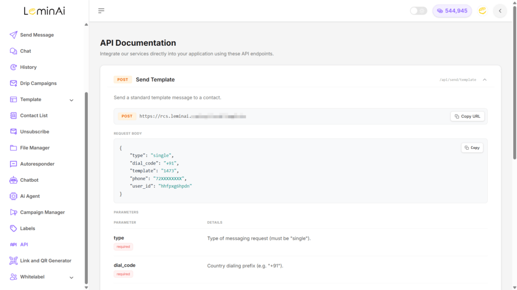 RCS-API